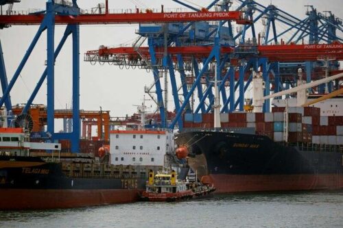 Indonesien dezige Handelsüberschuss bei 1 Milliarde US-Dollar, deutlich unter der Prognose von Reuters